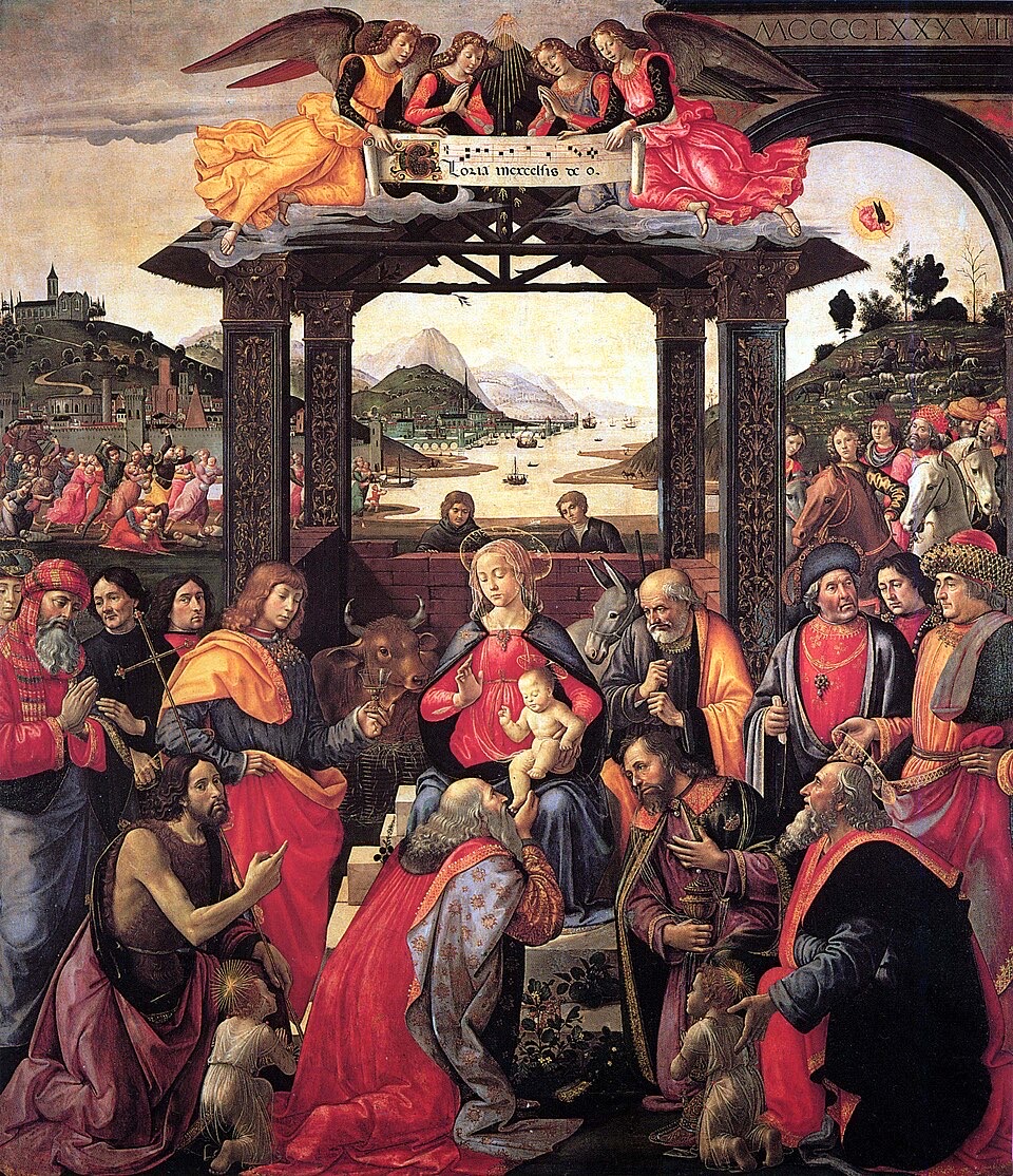 Adoration of the Magi by Domenico Ghirlandaio